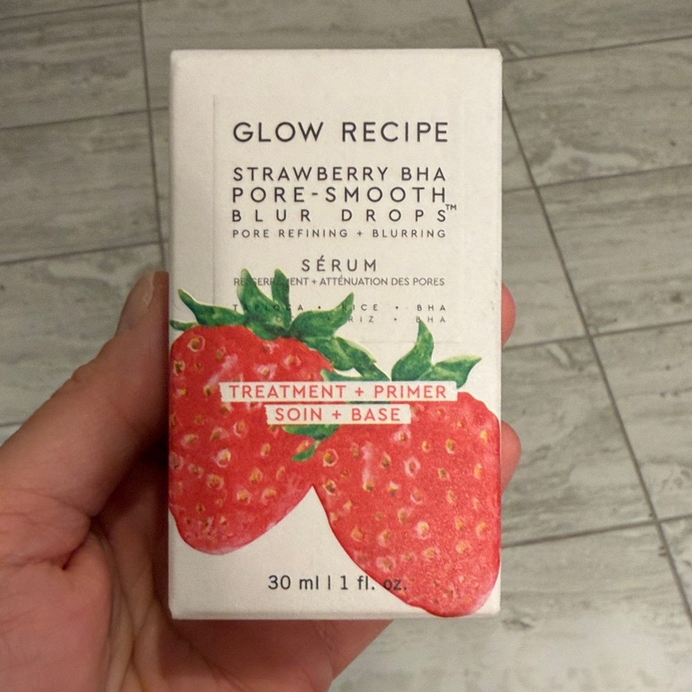 Glow Recipe Strawberry BHA Pore-Smooth Blur Drops — New in box